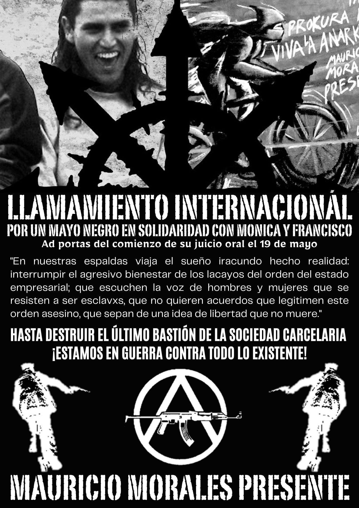 Santiago, $hile: reivindicación de salida incendiaria por dia del paco en la universidad Academia de humanismo cristiano + Llamamiento internacional a un Mayo Negro