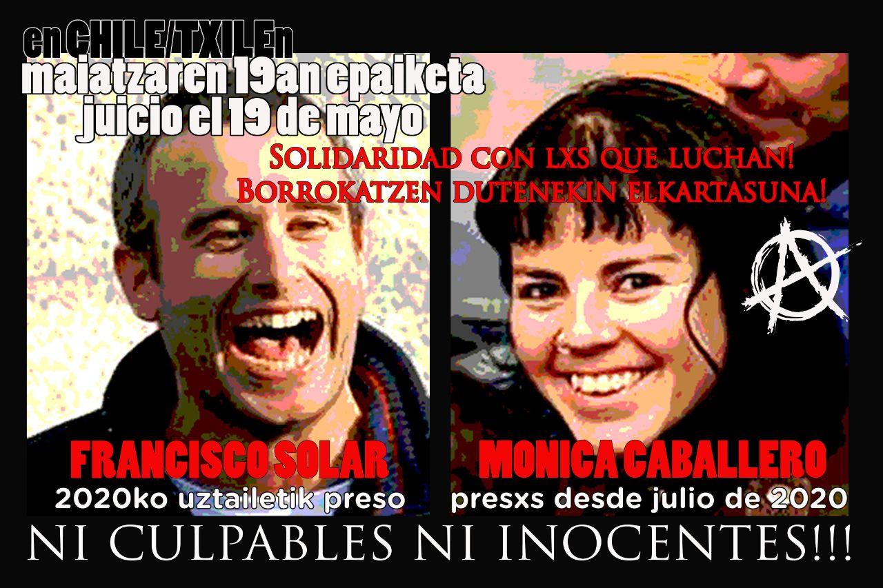 Solidaridad con Mónica y Francisco desde Euskal Herria